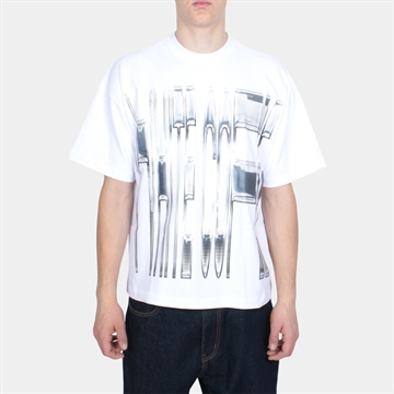White Coffee Chrome Tee Hvid 
